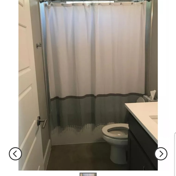 Woven Shower Curtain Green/White - Project 62 - Picture 9 of 16